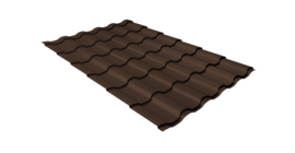 Профиль волновой кредо 0,45 PE RAL 8017 шоколад