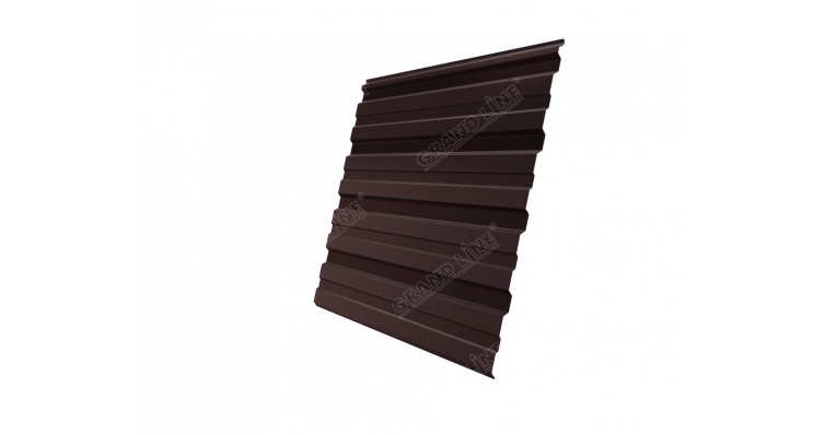 Профнастил С10R 0,5 Satin RAL 8017 шоколад