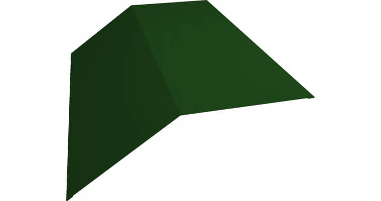 Планка конька 190х190 0,45 PE RAL 6002 лиственно-зеленый (2м)
