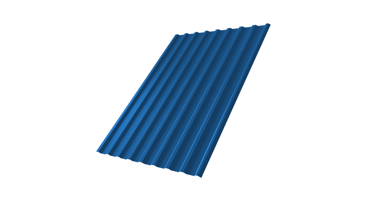 Профнастил С20 R 0,4 PE RAL 5005 сигнальный синий