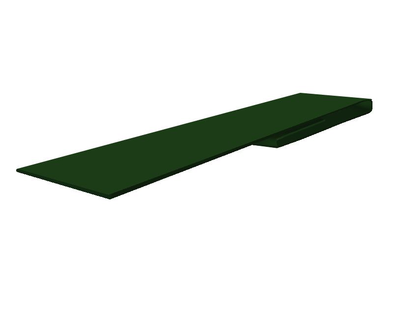 Планка финишная 46х25 Drap RAL 6005 зеленый мох