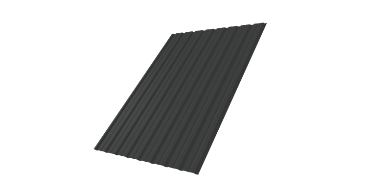 Профнастил С10В 0.45 Drap TX RAL 7016 антрацитово-серый