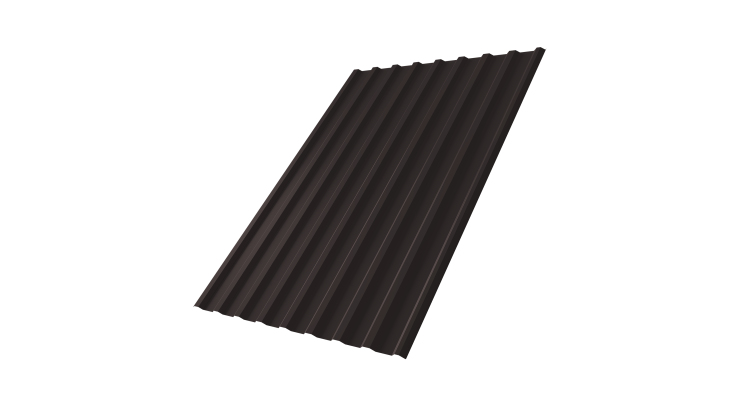 Профнастил С20R 0.45 PE RAL 9005 черный