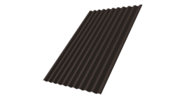 Профнастил С21R Grand Line 0,5 PurPro RR 32 темно-коричневый