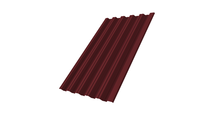 Профнастил HC35R 0.45 Drap TX RAL 3005 красное вино