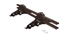 Снегозадержатель для фальцевой кровли Grand Line RAL 8017 1м