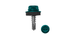 Саморез по металлу Daxmer 5,5х19 RAL 5021 (250) сверло №3